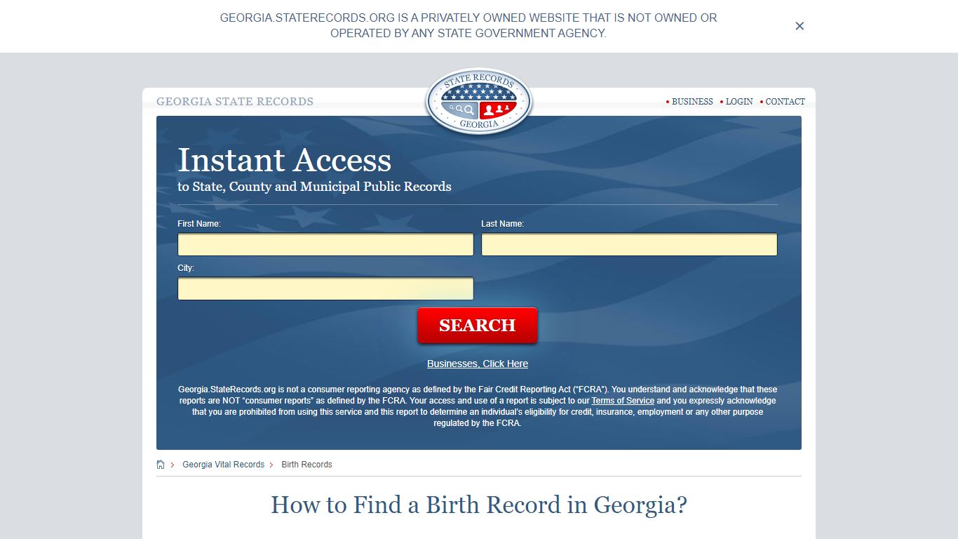 How to Find a Birth Record in Georgia? - State Records